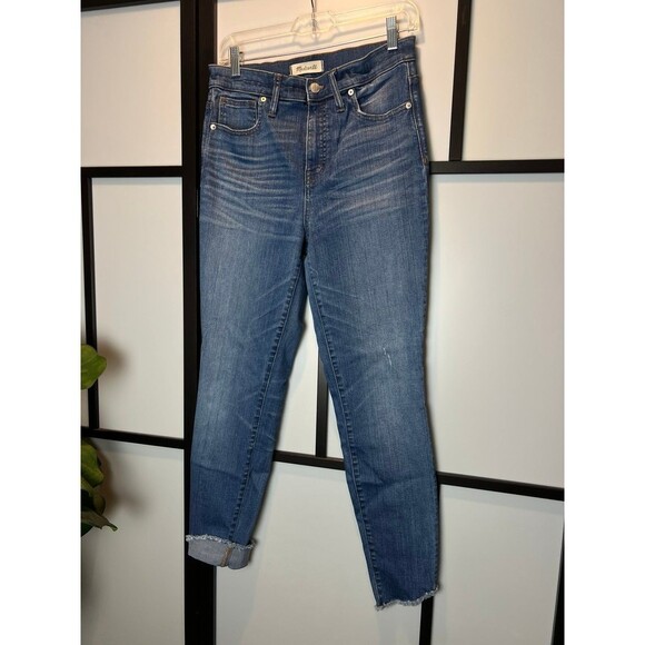Madewell  10" High-Rise Skinny Jeans: Tulip-Hem Edition size 28 - Picture 2 of 10